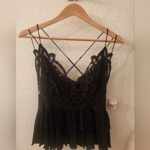 Free People black lace top